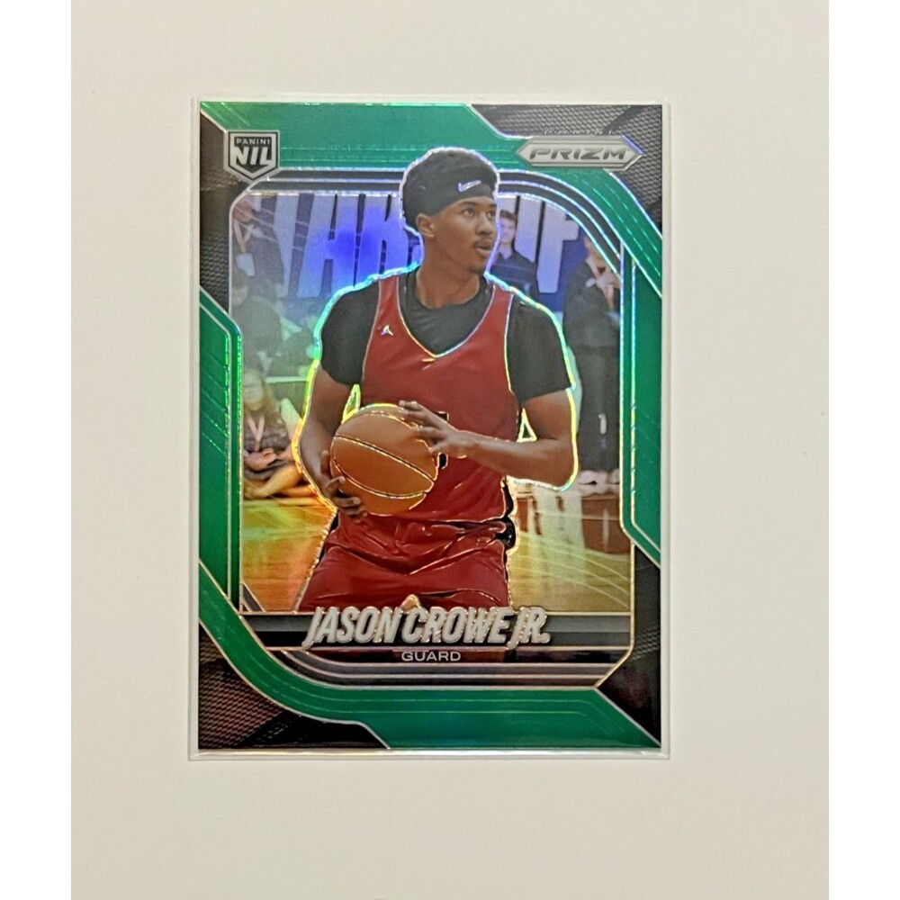2025-26 Prizm NIL Jason Crowe Jr. #105 Green Parallel Missouri Tigers